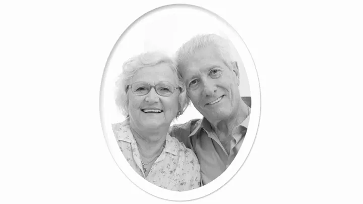 Oval 2.25" × 2.75" Memorial Portrait — Black & White