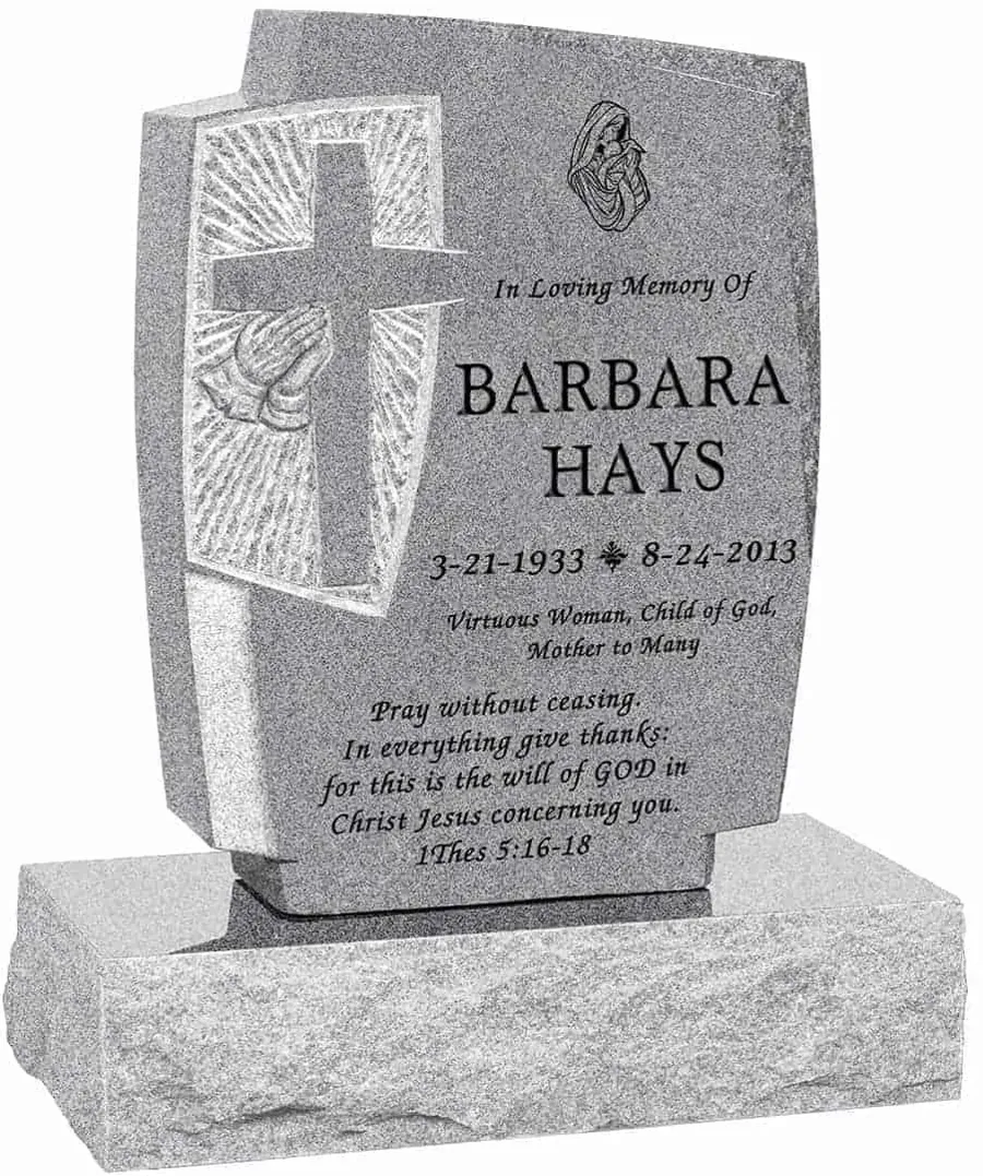 Representative signature upright memorials design