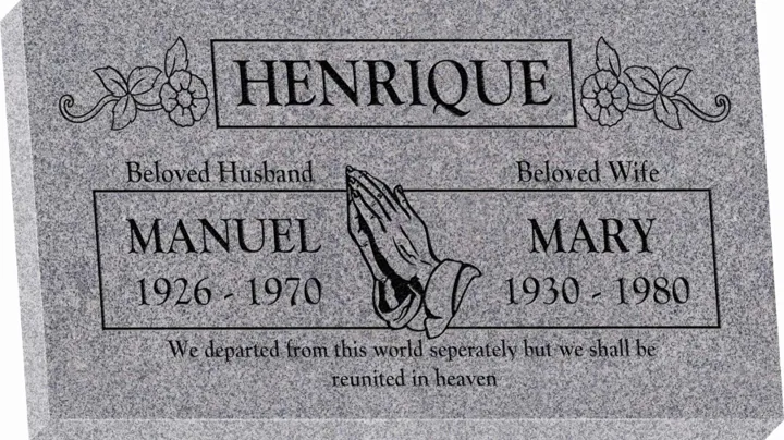 28" × 16" × 3" Flat Granite Marker