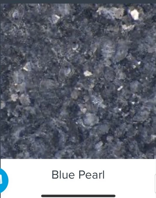 Blue Pearl granite sample