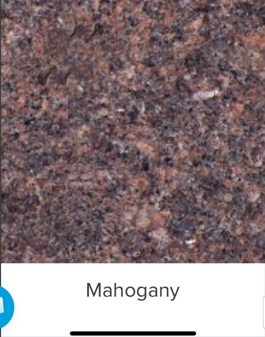 Mahogany granite sample